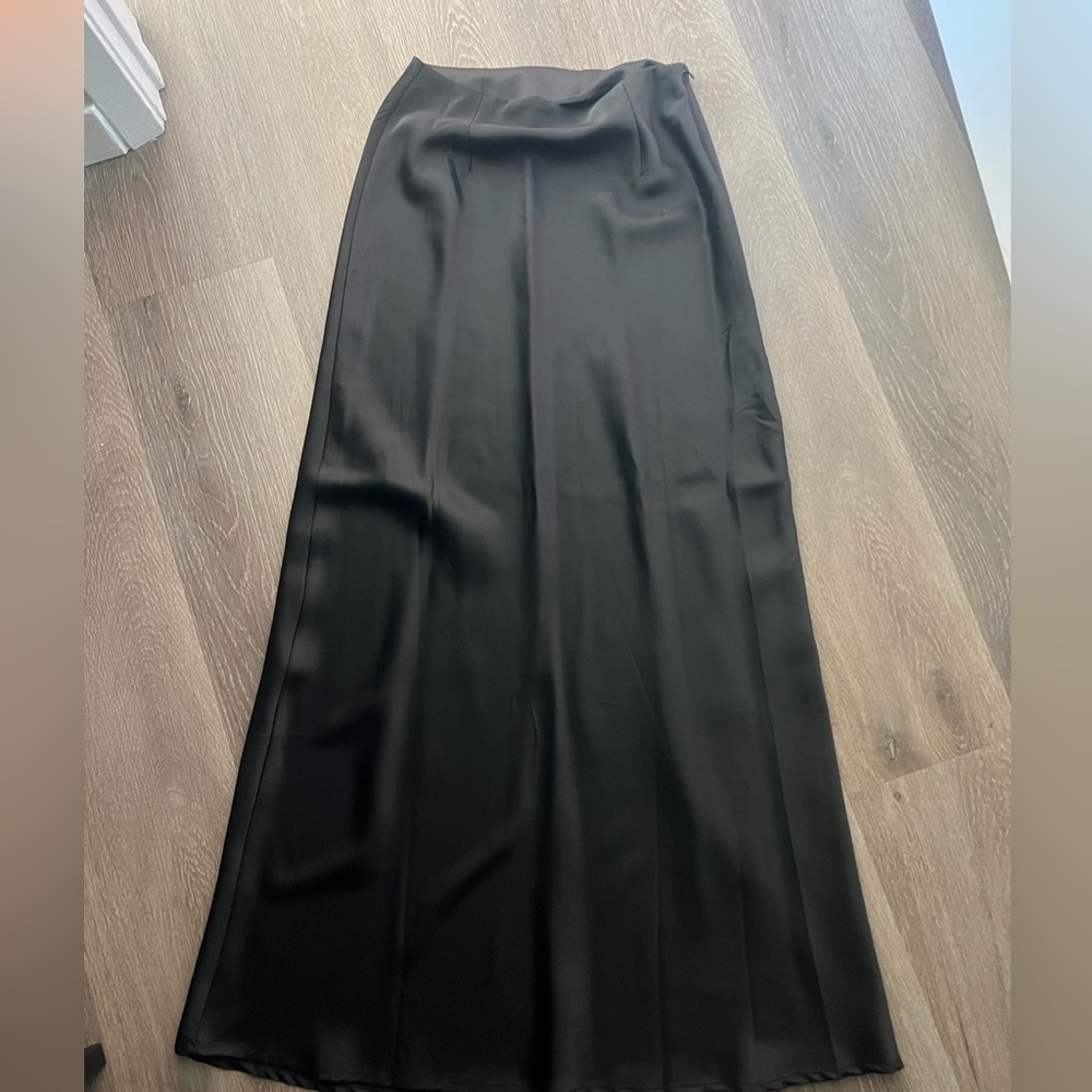 Satin  midi skirt